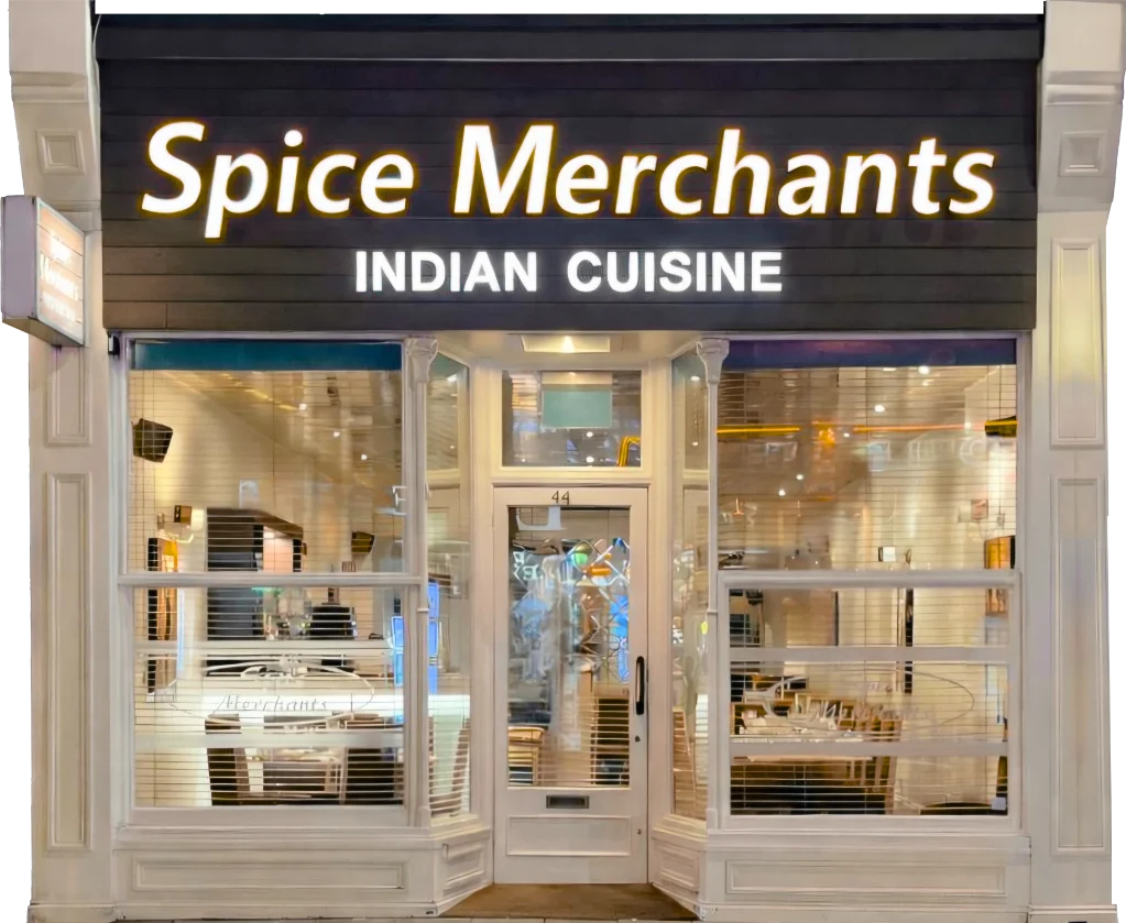 Spice Merchants restaurant front at 44 Osborne Road, Southsea
